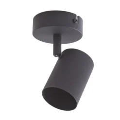 Lindby kattovalaisin Jorell, musta, 13 cm, 1-valo, GU10