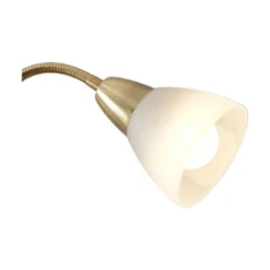 Lindby kattovalaisin Jost, 180 cm, messinki, lukulamppu, E27