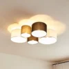 Lindby kattovalaisin Lettie, harmaa/musta/valkoinen, 5-liekkinen, E27