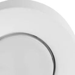 Lindby kattovalaisin Levia, 1-valo, Ø 14 cm, valkoinen, kipsi
