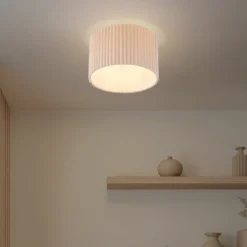 Lindby kattovalaisin Libbie, Ø 45 cm, pellava, kermanvärinen