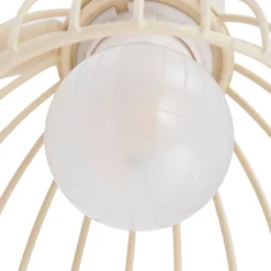 Lindby kattovalaisin Piena, beige, 1-valo, metalli, Ø 93.cm