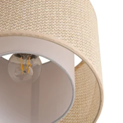 Lindby kattovalaisin Soula, Ø 26 cm, beige, muovia, E27