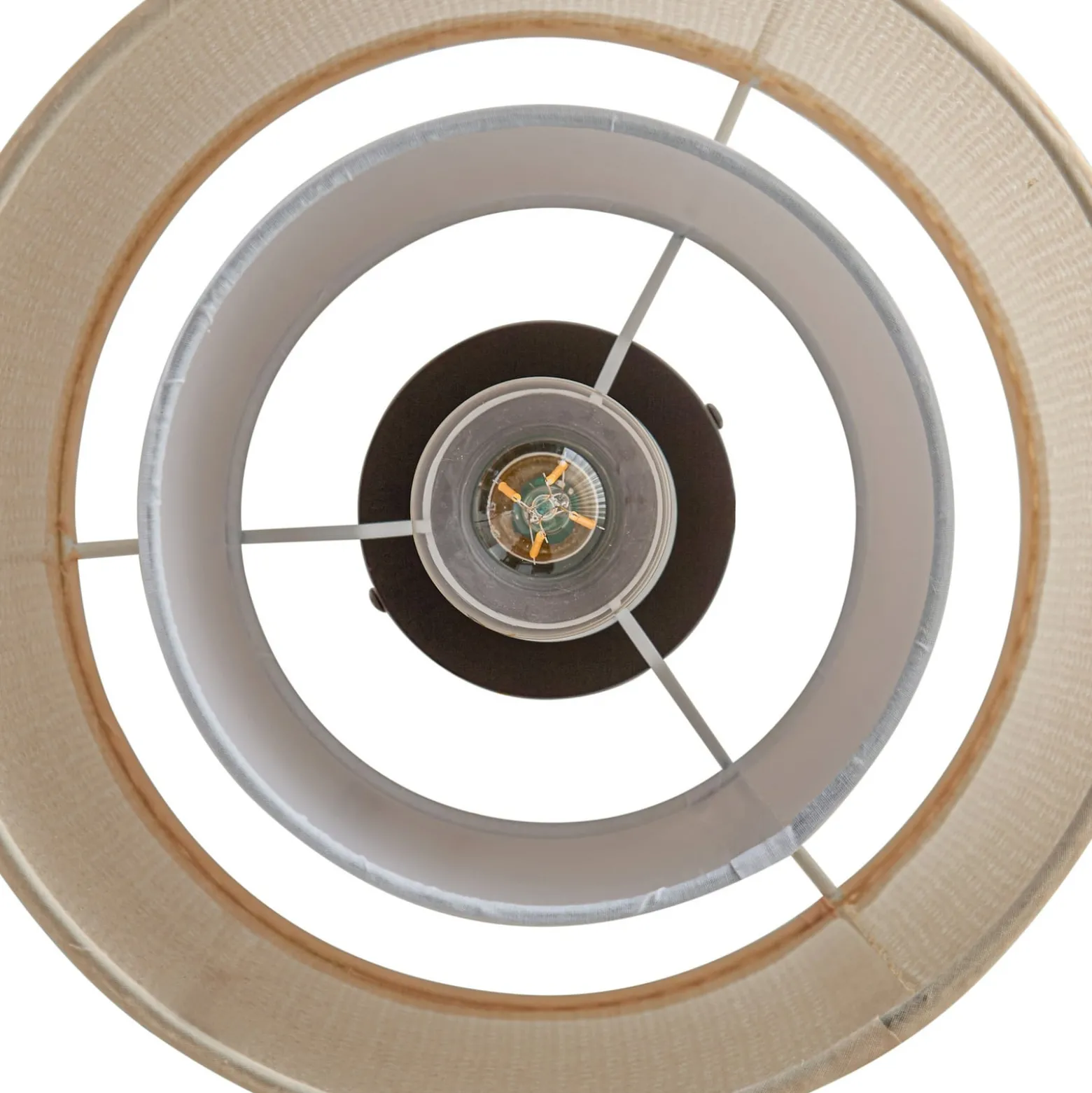 Lindby kattovalaisin Soula, Ø 26 cm, beige, muovia, E27