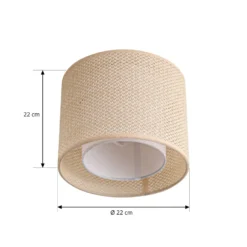 Lindby kattovalaisin Soula, Ø 26 cm, beige, muovia, E27