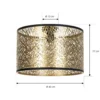 Lindby kattovalaisin Yonah, kullanvärinen, metalli, Ø 40 cm, E27