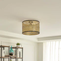 Lindby kattovalaisin Yonah, kullanvärinen, metalli, Ø 40 cm, E27