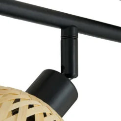 Lindby kattovalaisin Youstin, 70,5 cm pitkä, bambu 4-valo, E14