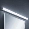 Lindby Klea LED-kylpyhuonevalaisin, 120 cm, kromi, metalli, IP44