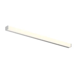 Lindby Klea LED-kylpyhuonevalaisin, 120 cm, kromi, metalli, IP44