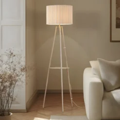 Lindby kolmijalkainen maavalaisin Libbie, 155 cm, pellava, kermanvärinen