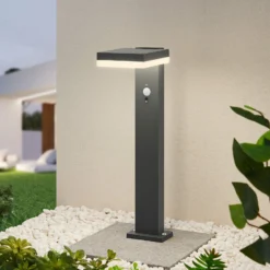 Lindby Laira -LED-aurinko-pollarivalaisin, 50 cm