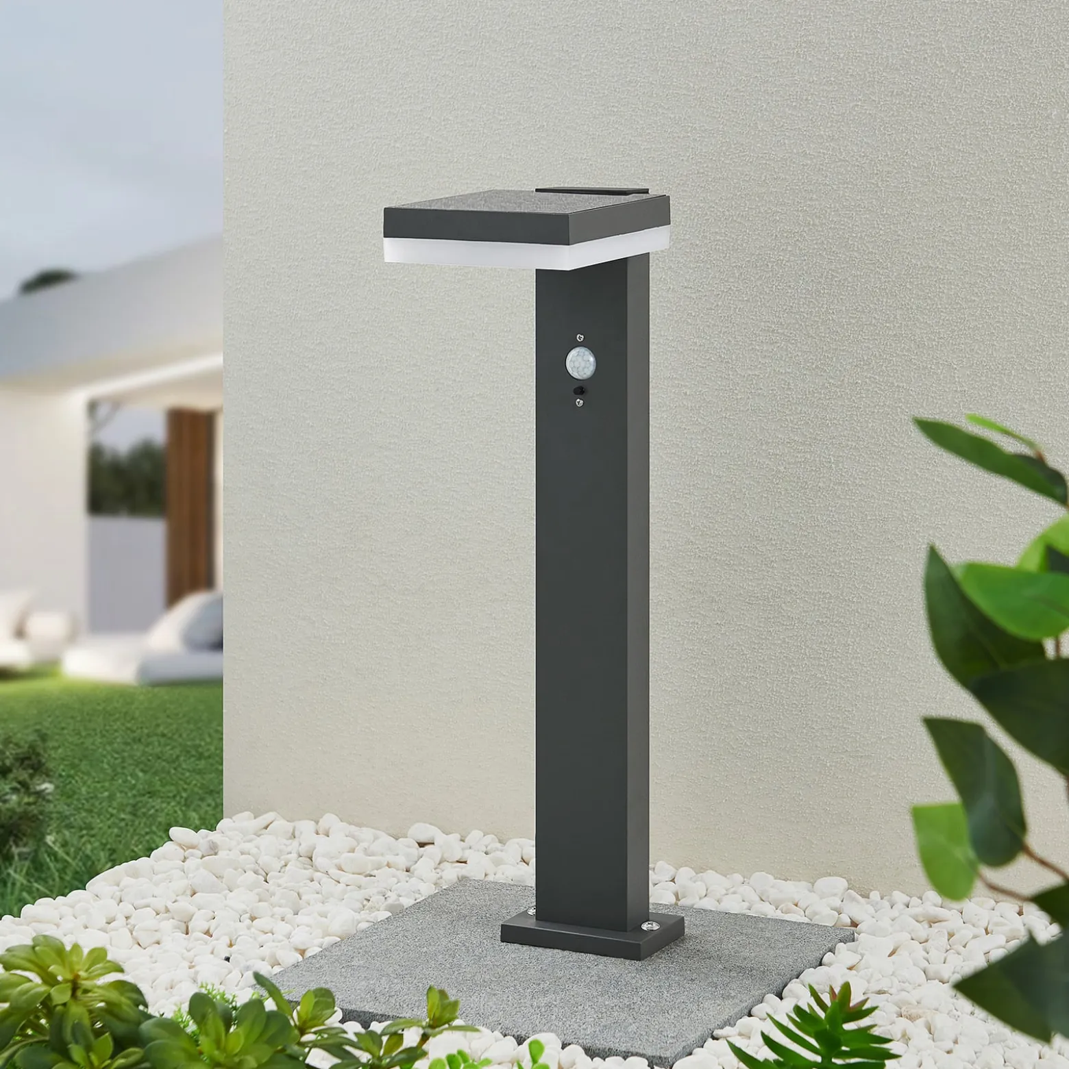 Lindby Laira -LED-aurinko-pollarivalaisin, 50 cm