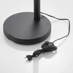 Lindby lattiavalaisin Abiram, musta/kulta, tekstiili, 70cm