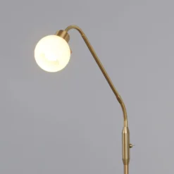 Lindby lattiavalaisin Elaina, messingin värinen, 162cm, joustava, E14