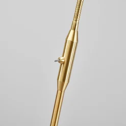 Lindby lattiavalaisin Elaina, messingin värinen, 162cm, joustava, E14