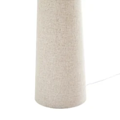Lindby lattiavalaisin Elfie, korkeus 124 cm, beige, pellava, 2x E27