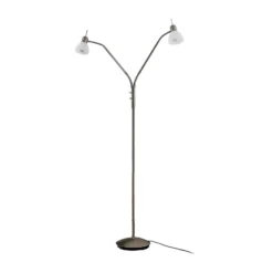 Lindby lattiavalaisin Gwendolin, 160 cm, nikkelinvärinen, 2-valo.