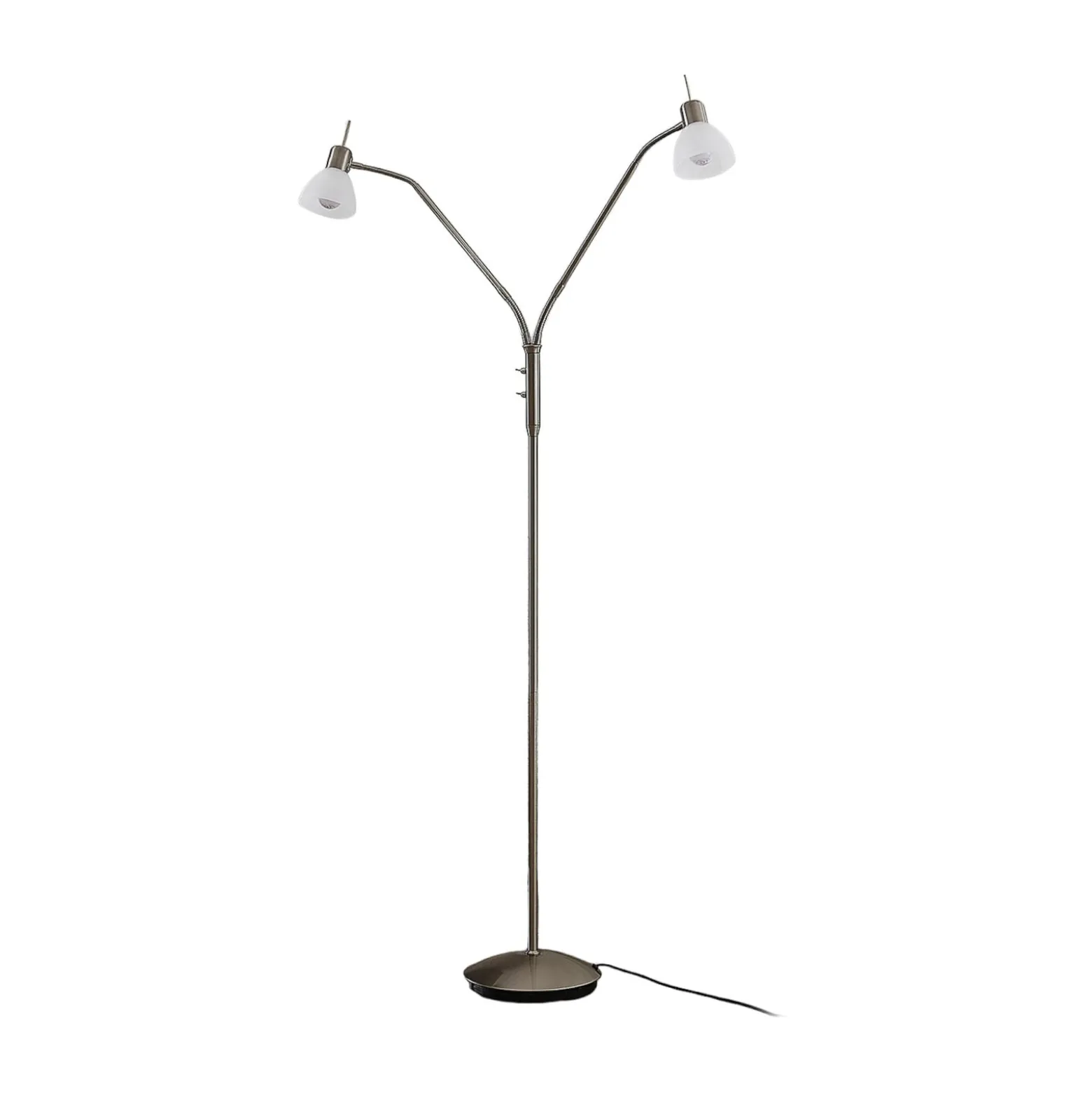 Lindby lattiavalaisin Gwendolin, 160 cm, nikkelinvärinen, 2-valo.