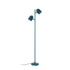 Lindby lattiavalaisin Isara, vihreä, 165 cm, 2-lamppuinen, metalli, E27