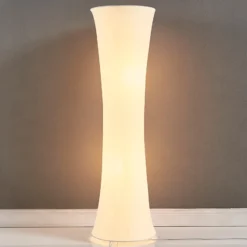 Lindby lattiavalaisin Liana, korkeus 123 cm, valkoinen, tekstiili