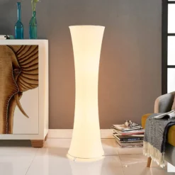 Lindby lattiavalaisin Liana, korkeus 123 cm, valkoinen, tekstiili