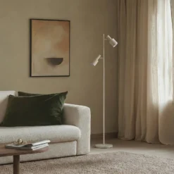 Lindby lattiavalaisin Ovelia, beige, metallia, E27