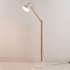 Lindby lattiavalaisin Shivanja, puu, säädettävä, 146 cm, E27