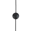 Lindby lattiavalaisin Tamira, musta, rottinki, 143 cm korkea, E27