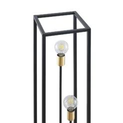 Lindby lattiavalaisin Tiliane, musta, metalli, 3-valo, 153cm