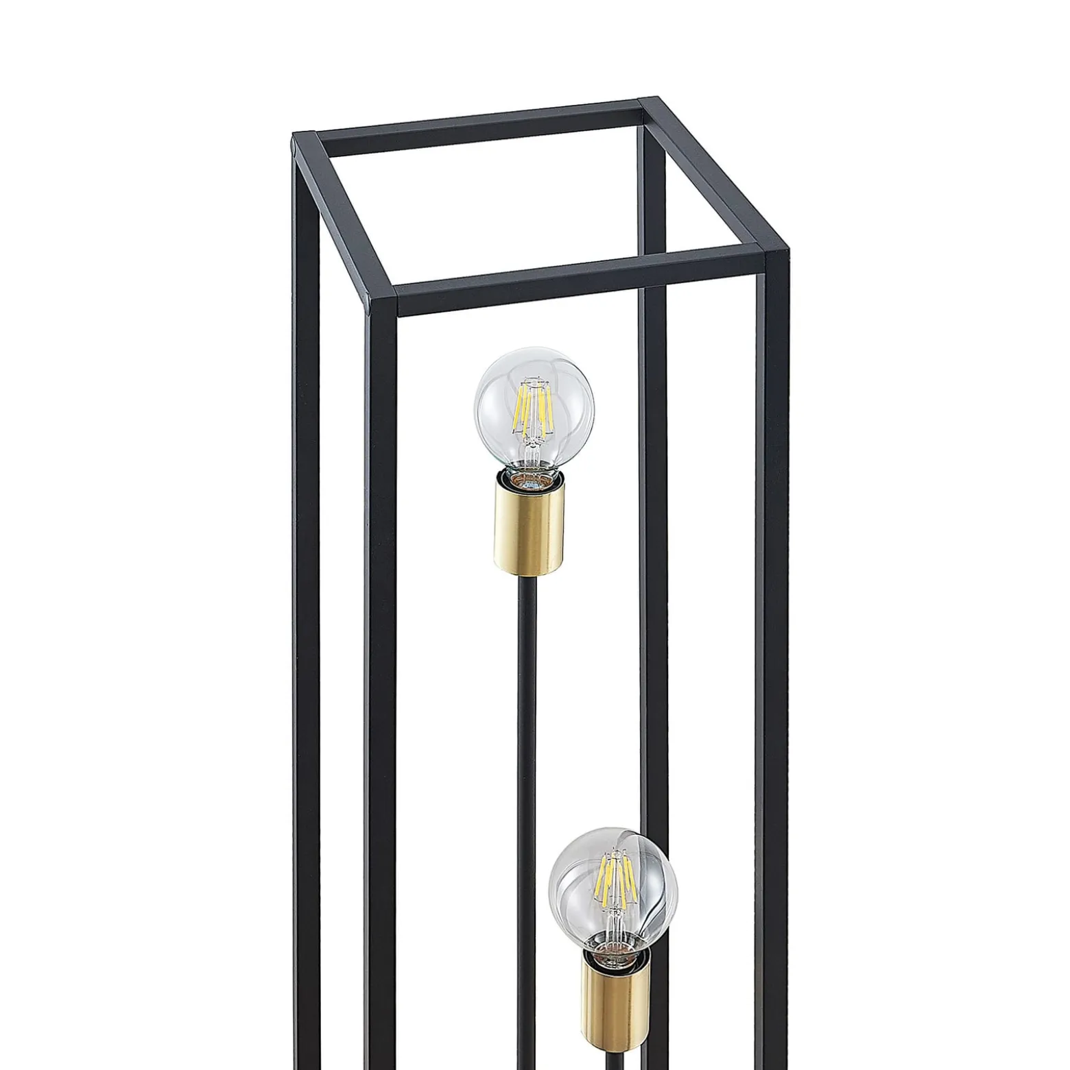 Lindby lattiavalaisin Tiliane, musta, metalli, 3-valo, 153cm