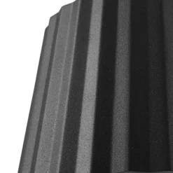 Lindby LED-akkukäyttöinen pöytävalaisin Esali, musta, metalli, IP65
