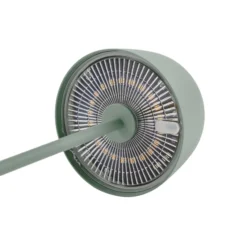 Lindby LED-akku-pöytävalaisin Arietty, vihreä, himmennettävä, IP65