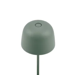 Lindby LED-akku-pöytävalaisin Arietty, vihreä, himmennettävä, IP65