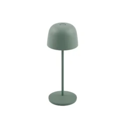 Lindby LED-akku-pöytävalaisin Arietty, vihreä, himmennettävä, IP65