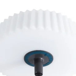 Lindby LED-aurinkolattiavalaisin Samine, musta, metalli, himmennettävä
