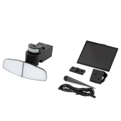 Lindby LED-aurinkoseinävalaisin Naelin, musta, anturi, IP44