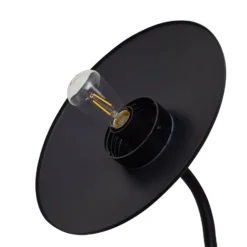 Lindby LED-aurinkoseinävalaisin Virane, musta, alumiini