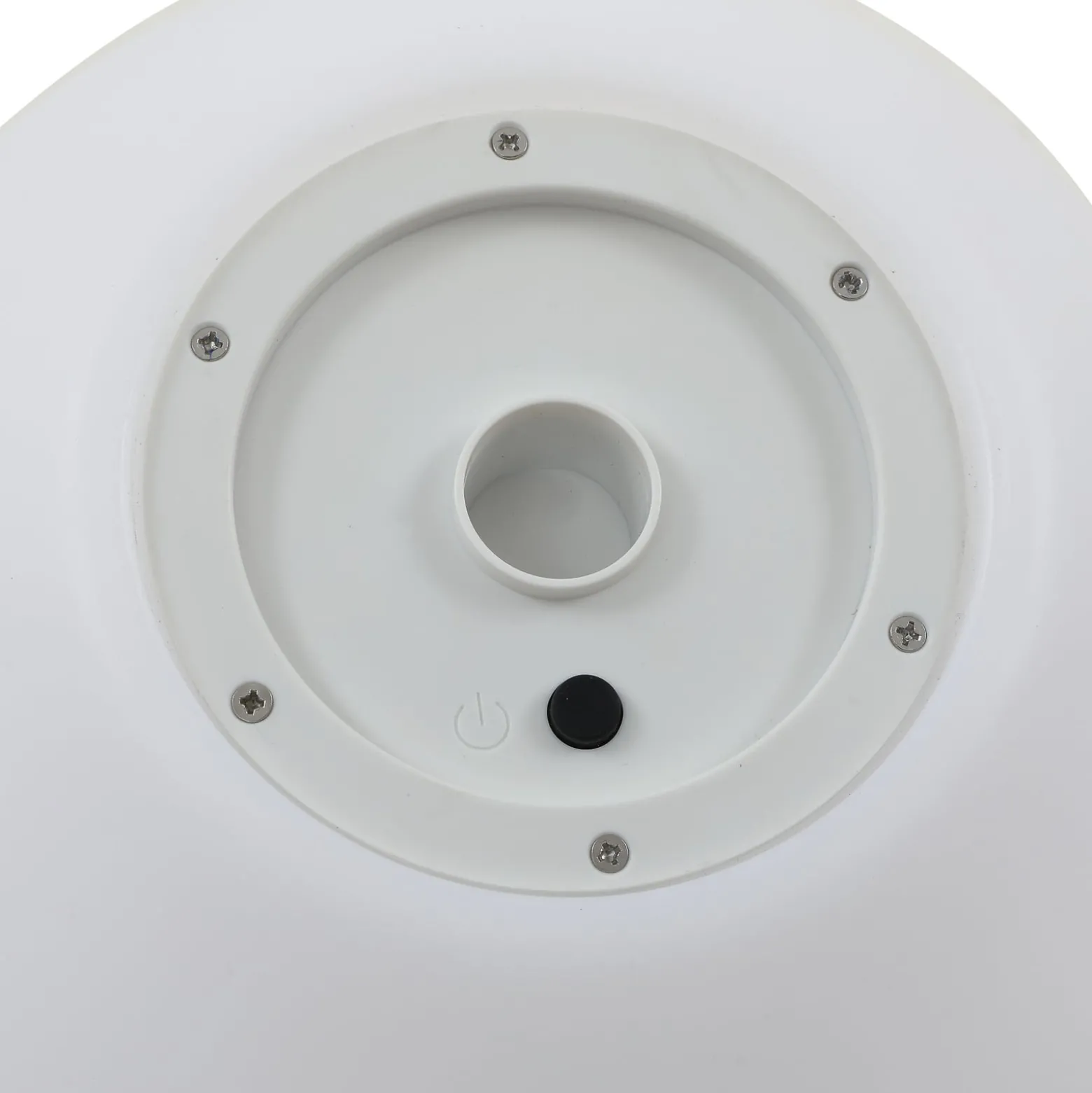 Lindby LED-aurinkovalaisin Lago, Ø 25 cm, maapallo, maapiikki, valkoinen