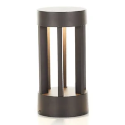 Lindby LED-jalustavalaisin Jordis, 22 cm, antrasiitti, alumiini