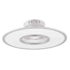 Lindby LED-kattotuuletin Romea, pyöreä, DC, hiljainen, 60 cm