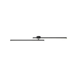 Lindby LED-kattovalaisin Aurendor, 135 cm, musta, metallia