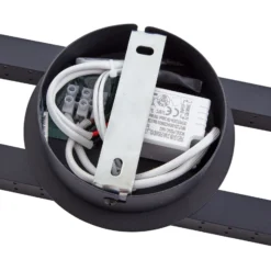 Lindby LED-kattovalaisin Aurendor, 135 cm, musta, metallia