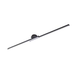 Lindby LED-kattovalaisin Aurendor, 135 cm, musta, metallia