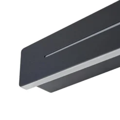Lindby LED-kattovalaisin Benario, musta, alumiini, 80 cm