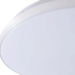 Lindby LED-kattovalaisin Comora, Ø 35 cm, valkoinen, IP44, 3000K