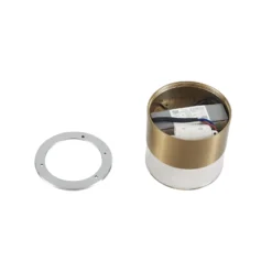 Lindby LED-kattovalaisin Dalila, kultainen, Ø 10 cm, alumiinia
