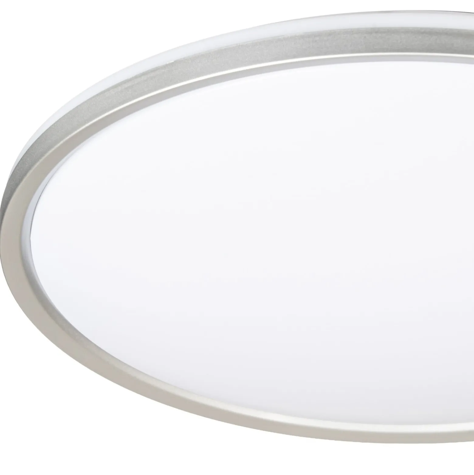 Lindby LED-kattovalaisin Edmund, hopea, Ø 39 cm, CCT, IP44