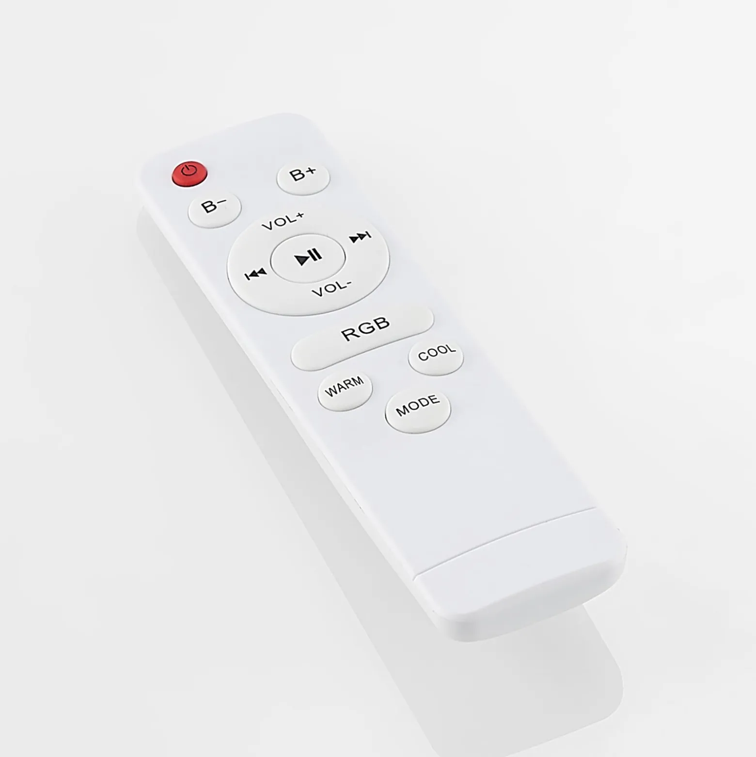Lindby LED-kattovalaisin Elpida, kaiutin, valkoinen, Ø 39cm