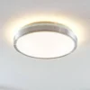 Lindby LED-kattovalaisin Emelie, Ø 35 cm, alumiininvärinen, metallia